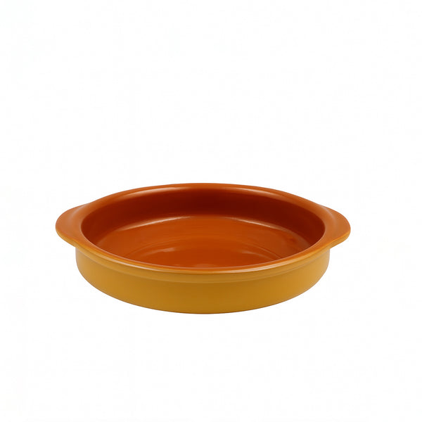 CRC-123 – Round Casserole No.23 – 23cm Terracotta Clay Baking Dish