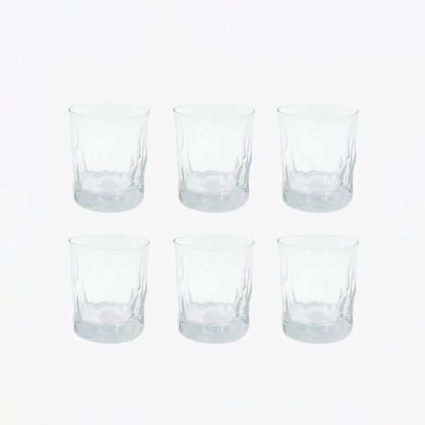 JS5179 Glass Tumbler Set – 6 Pieces – 290ml Capacity