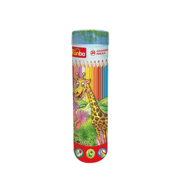 FO-CLPT-24 Funbo Colour Pencil Set – 24 Colours in Tube Pack