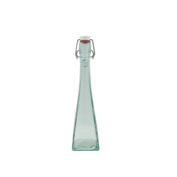 3029 – Pyramid Glass Bottle with Stopper – 300ml