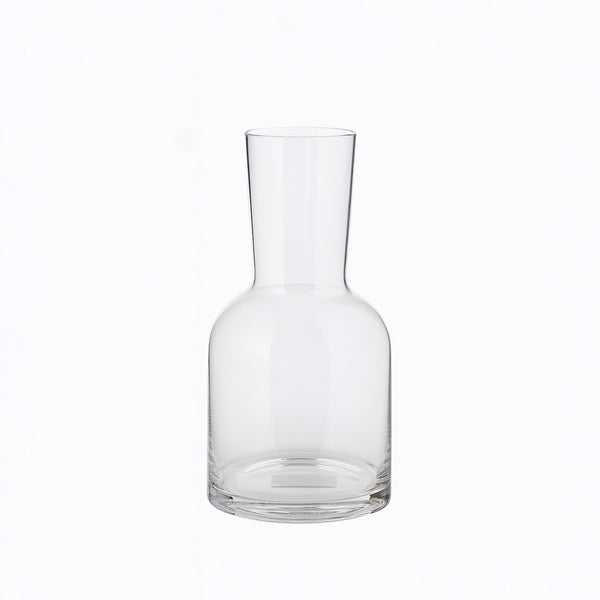 HUD23070 Glass Flower Vase – 20cm (H) – Clear Minimalist Design