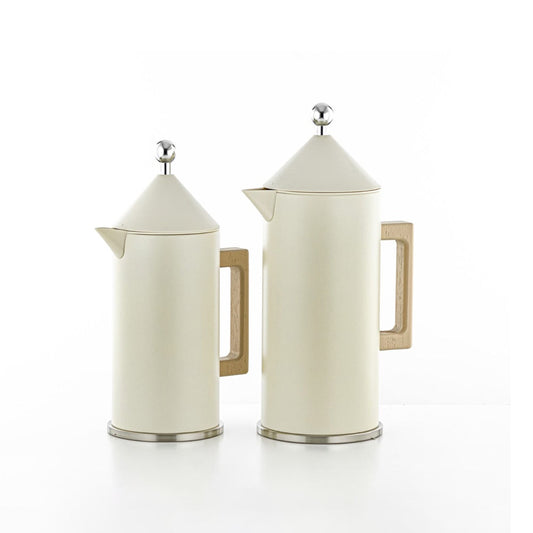 VAF2950005 Vacuum Flask 2PC Set (0.7L + 1L) -  Ivory Silver