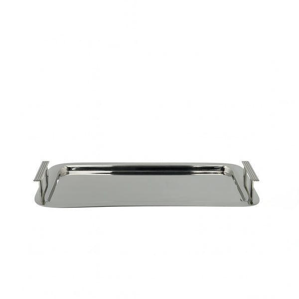SBTC289 Rectangle Tray – 54x34 cm – Silver Finish with Steel Handles