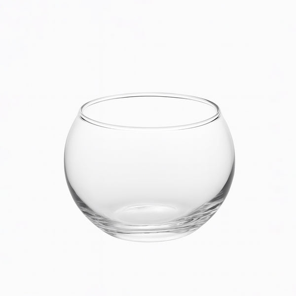 HUD24276 Glass Bowl – Small – 6cm (D) – Clear Round Design