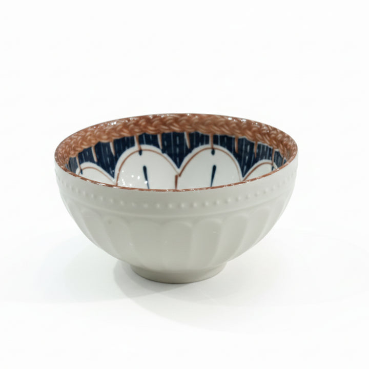 99584-19 Ceramic Bowl – Multicolor Premium Serving Bowl – Siddiq Gifts Mussafah Abu Dhabi