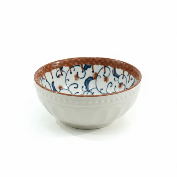 99585-03 Ceramic Bowl – 4 Inch Multicolor Premium Small Serving Bowl – Siddiq Gifts Mussafah Abu Dhabi