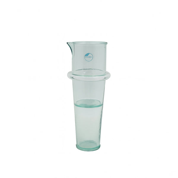 3065 – Glass Jarrahoop –  Pouring Carafe with Grip Ring