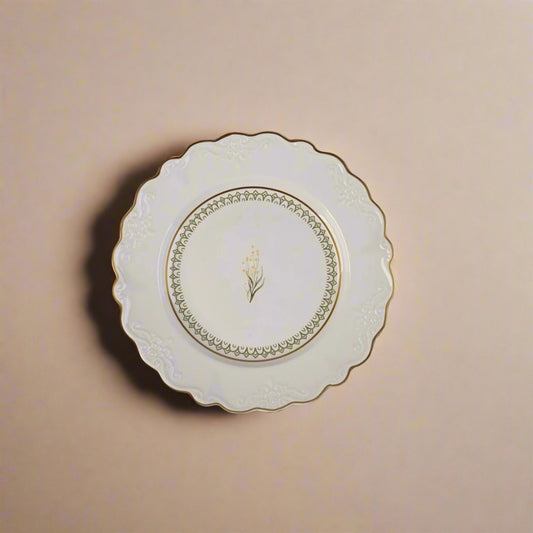 Ceramic Plate – 10.5 Inches – Classic White Finish  – SC3943