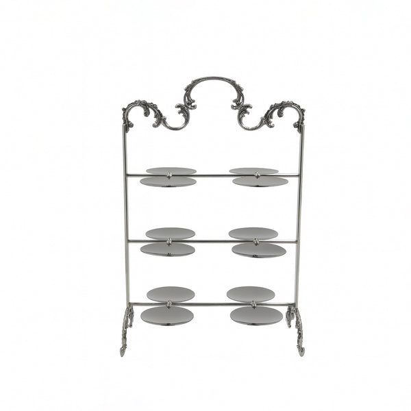 CD-7300 – 3-Layer Cup Stand – Black – 25cm (W) x 40cm (H)