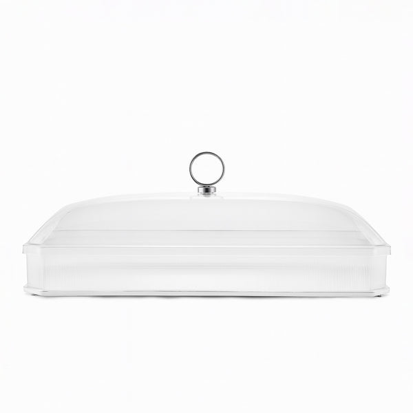 CD7498_Acrylic_Long_Tray_with_Lid_Silver_49x13cm_Siddiq_Gifts_Mussafah_Abu_Dhabi