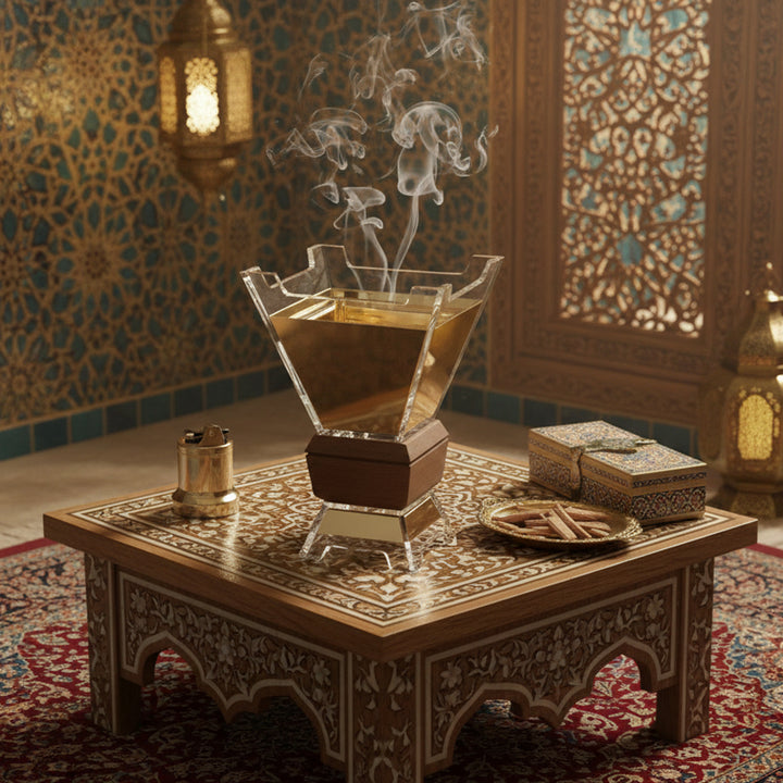 CD7580_Acrylic_Incense_Burner_with_Gold_Small_17cmH_Siddiq_Gifts_Mussafah_Abu_Dhabi