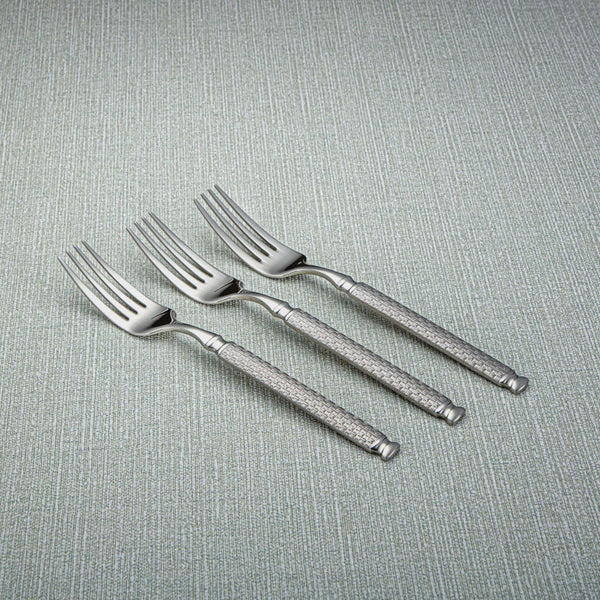 CUT0010282 Stainless Steel Dinner Fork 3-Piece Set – Mirror Finish – 20 cm (H)