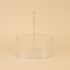 حامل أدوات مائدة أكريليك HO-602-S-TS - ارتفاع 21 سم