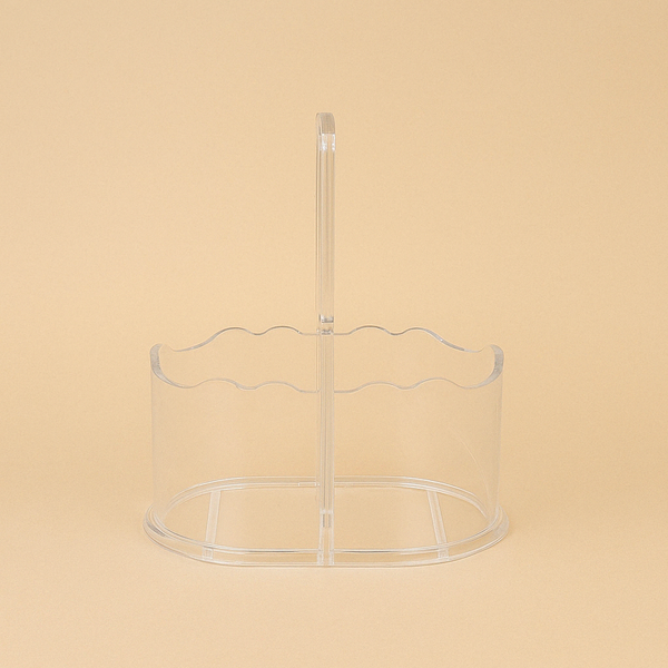 HO-602-S-TS Acrylic Cutlery Holder - 21cm (H)
