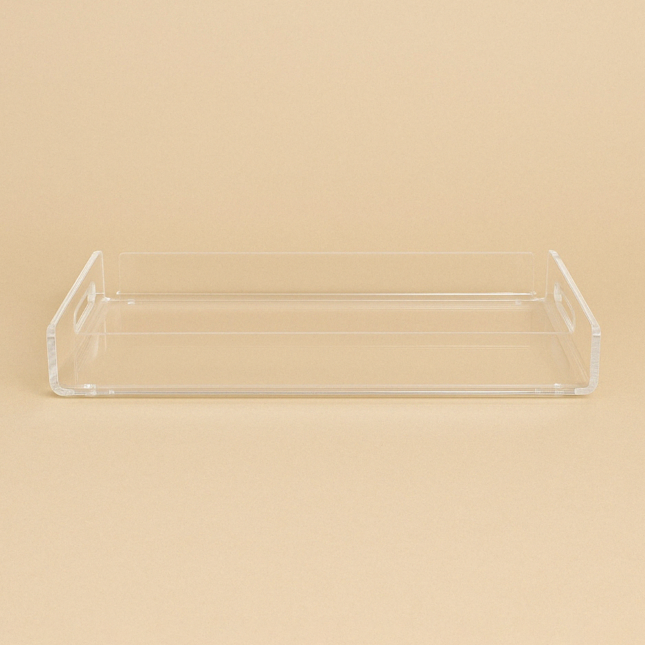 HO-893A-LT Rectangular Acrylic Serving Tray - 48cm (W) x 33cm (L) x 5cm (H)