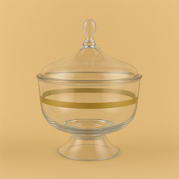HS-13224 Acrylic Salad Bowl with Lid – 25.4 x 12.5 cm