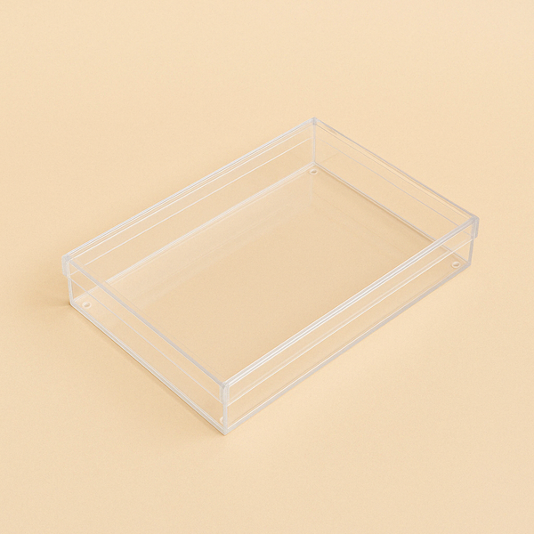 HO-848-REC-LT Rectangular Acrylic Candy Box – 35cm (W) x 20cm (L) x 6cm (H)