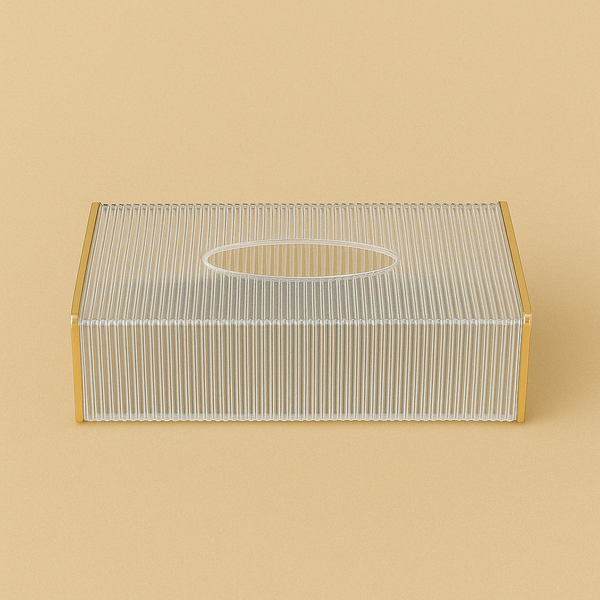 HO-758 Acrylic Clear Tissue Box – 25.5 x 14 x 9 cm