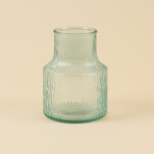 Clear Glass Jar  Stylish Decorative Storage Solution – 20cm Height - 2732-3