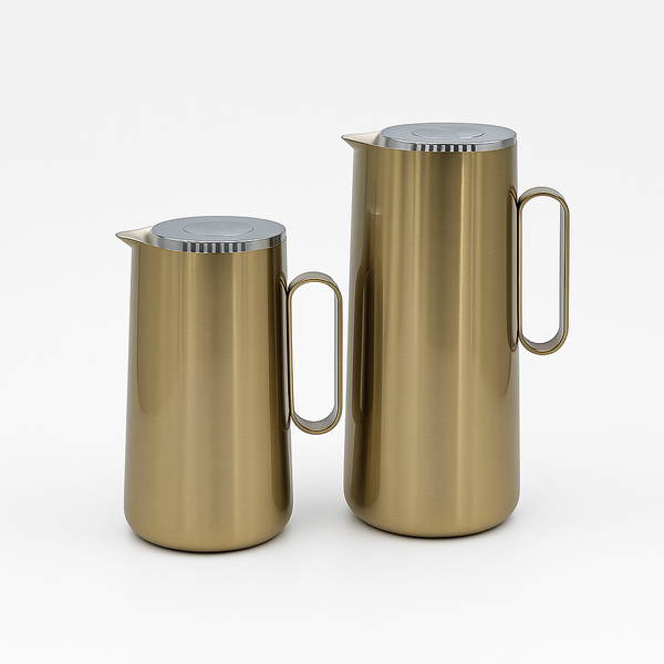 Sg1M Parati Vacuum Flask 2Pcs Set – 0.6L & 1.0L – Sleek Stainless Steel Design