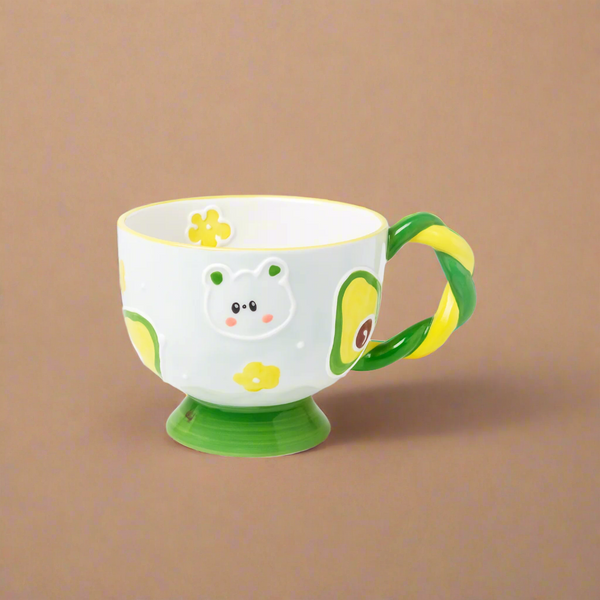 Ceramic Cup with Elegant Design – 11cm (D) x 9cm (H) – 99561-09