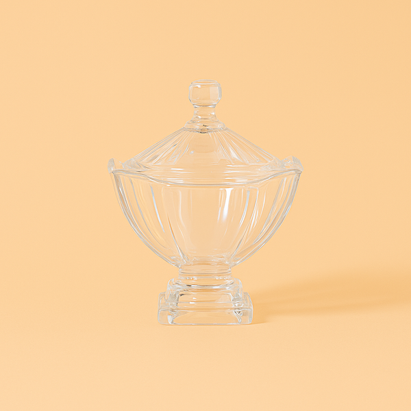 Candy Bowl with Lid – Elegant Tabletop Accessory – ISF-190