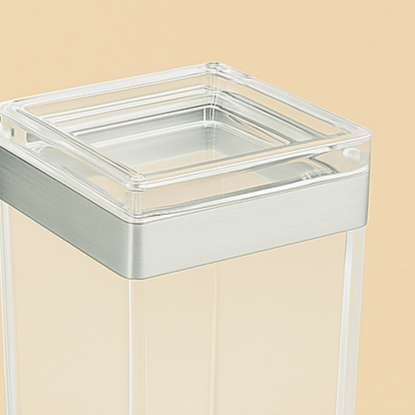 HS-A135 Acrylic Airtight Canister - 17cm (H) x 8.5cm (W) x 8.5cm (L)
