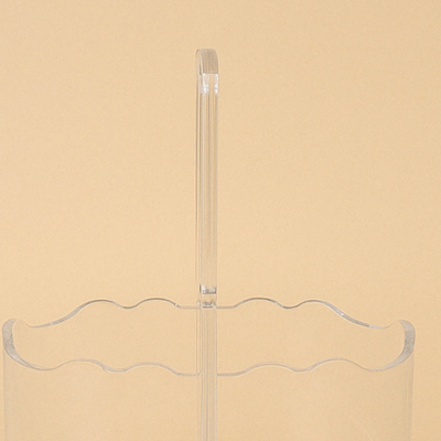 حامل أدوات مائدة أكريليك HO-602-S-TS - ارتفاع 21 سم