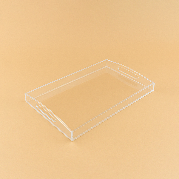 HO-843-ST Rectangular Acrylic Serving Tray - 41cm (W) x 27cm (L) x 3cm (H)