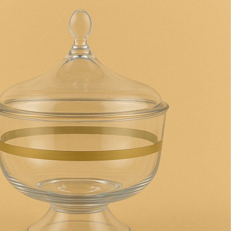 HS-13224 Acrylic Salad Bowl with Lid – 25.4 x 12.5 cm
