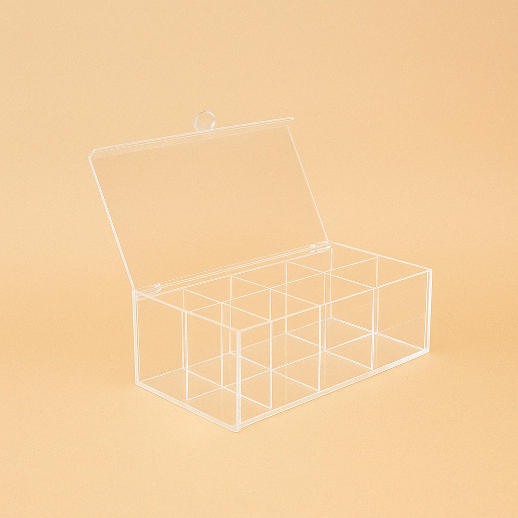 HO-773 Acrylic Tea Bag Holder – 22cm (W) x 12cm (L) x 10cm (H)