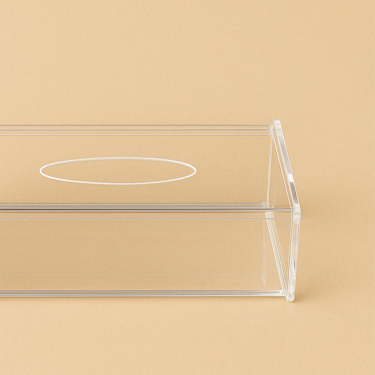 Ho-718-T Acrylic Clear Tissue Box – 25 x 15 x 9 cm