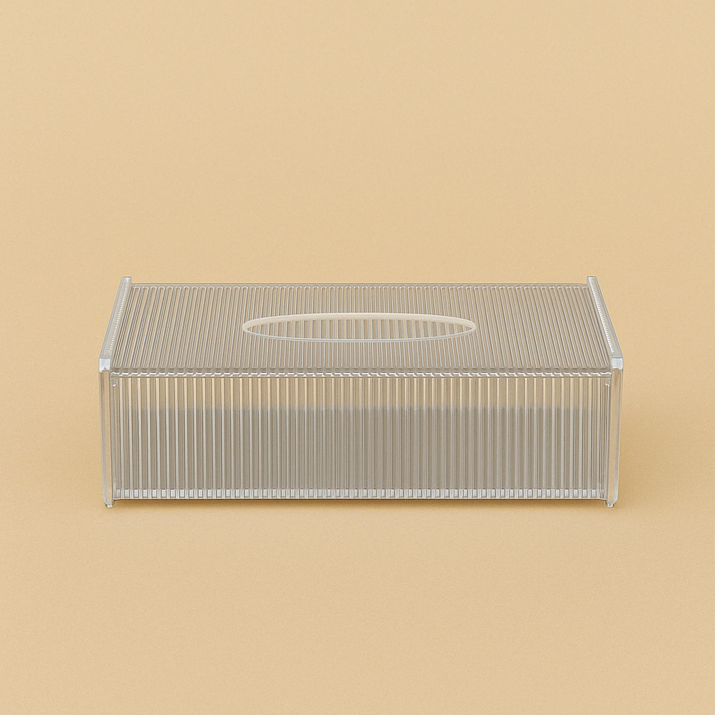 HO-758 Acrylic Clear Tissue Box – 25.5 x 14 x 9 cm