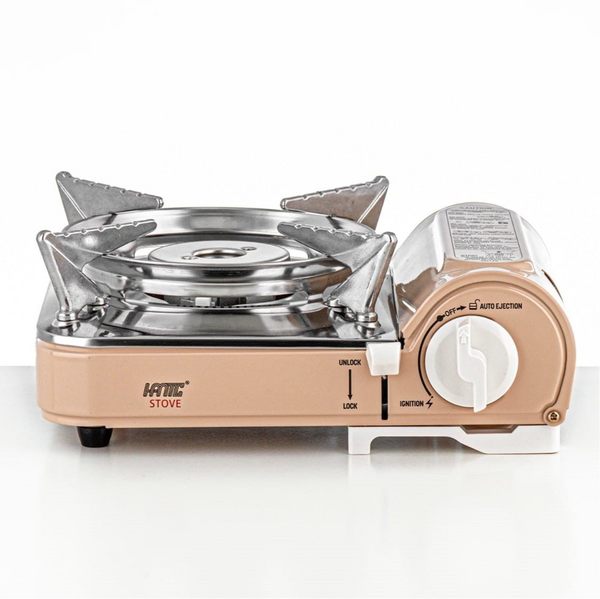 Ms-8000R Portable Gas Stove Beige Red