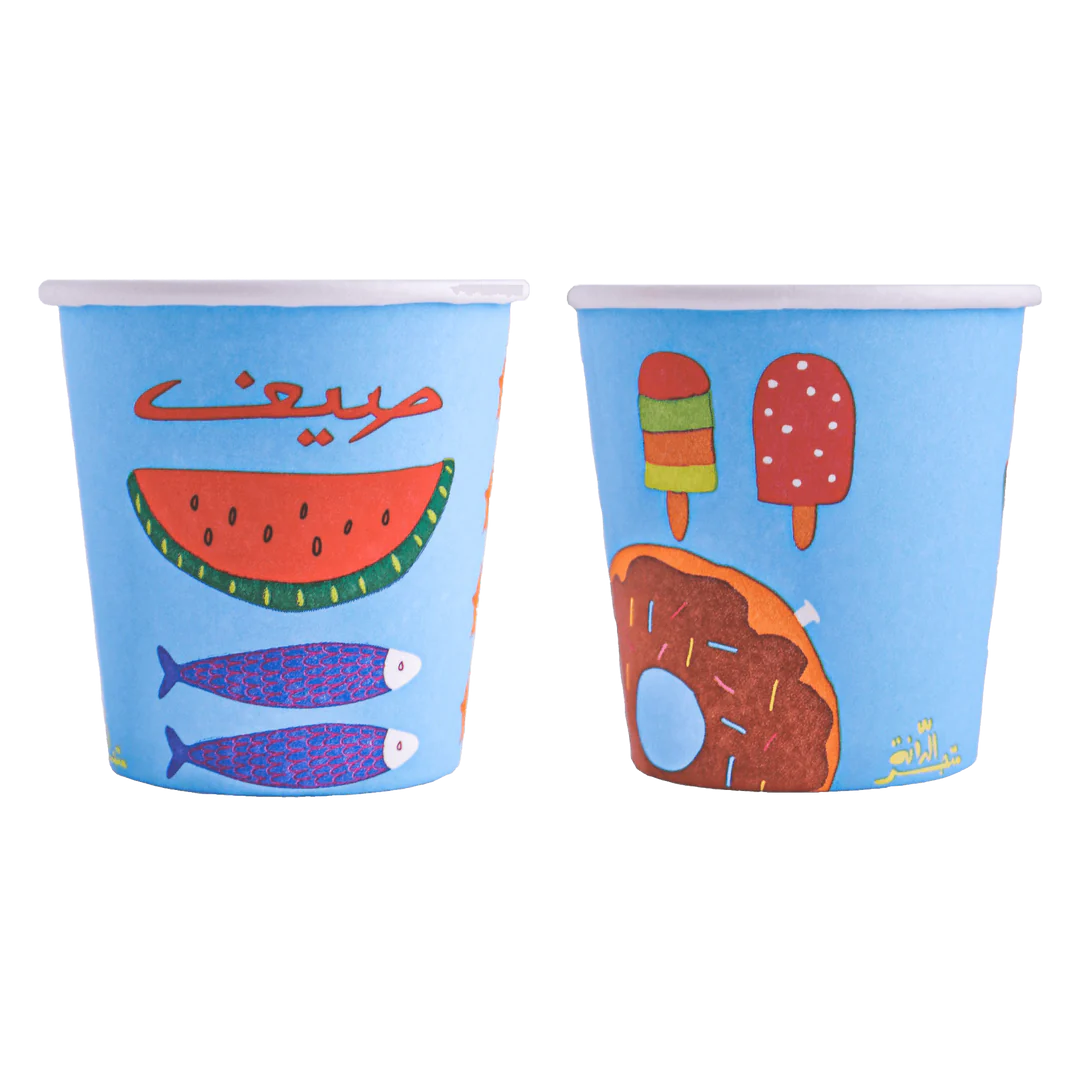 Paper Cups -Summer -4oz Pack of 25pcs