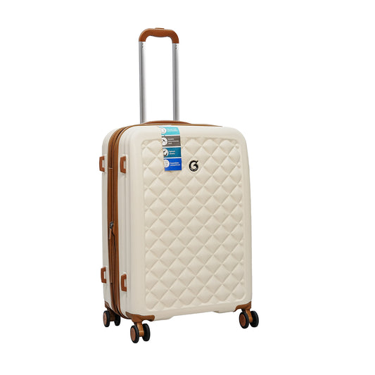TGB4466-4B – GOBY London Trolley Case – Cream – Available in Small, Medium, Large & Beauty Case