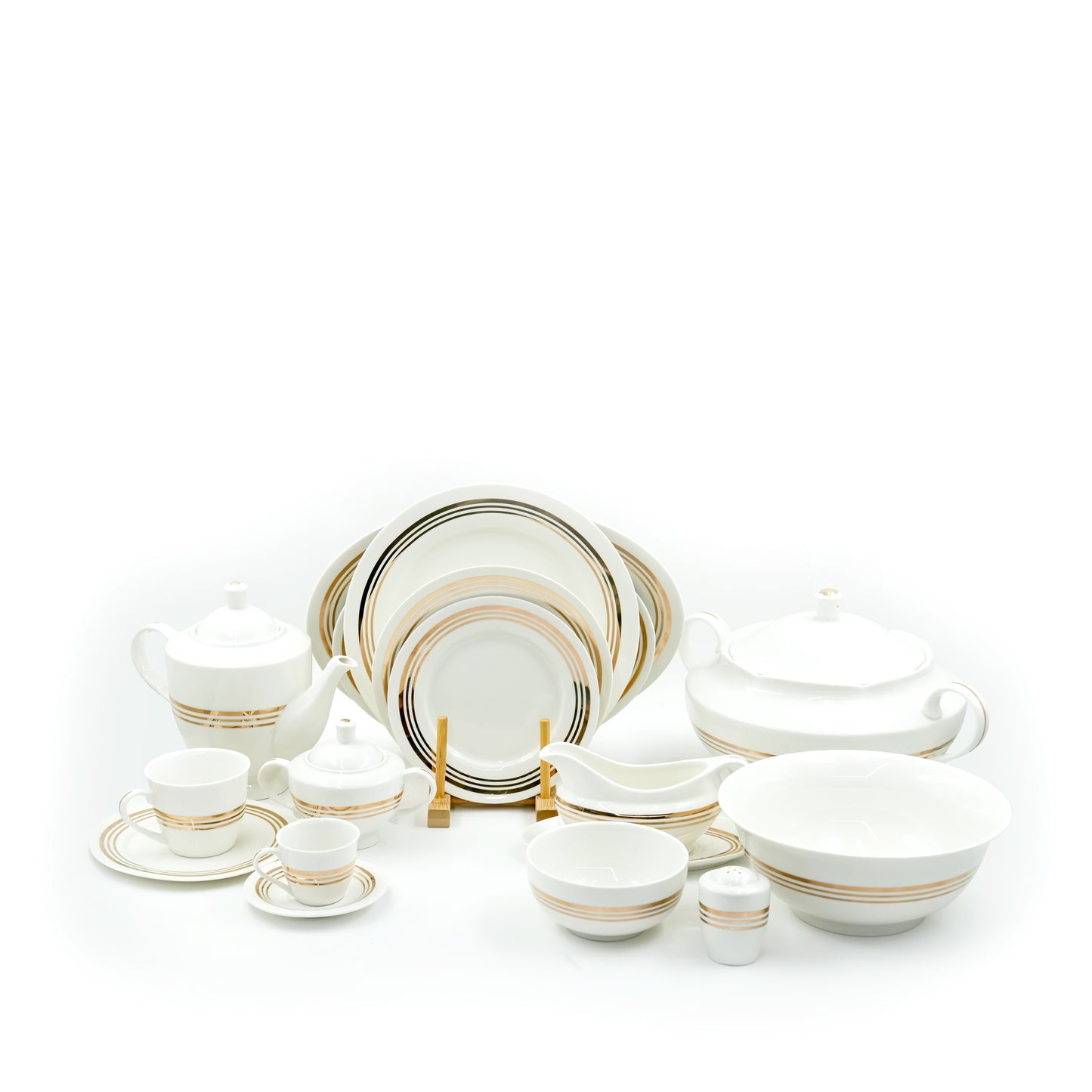 50787 A+B Dinner Set -  – 134 Pieces, Complete Elegant Tableware Collection