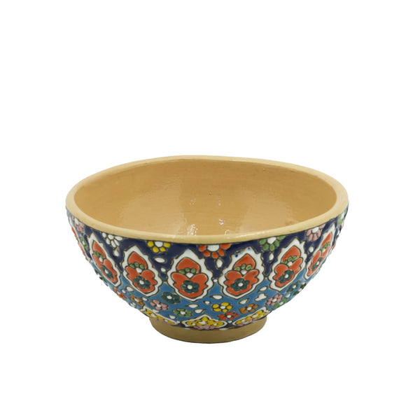 Ceramic Handmade Bowl – 15" Decorative Hand-Painted Serving Bowl