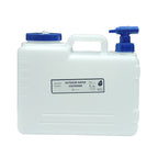 TZ-80012 Outdoor Water Container – 15 Liter Camping Water Storage With Tap – White & Blue
