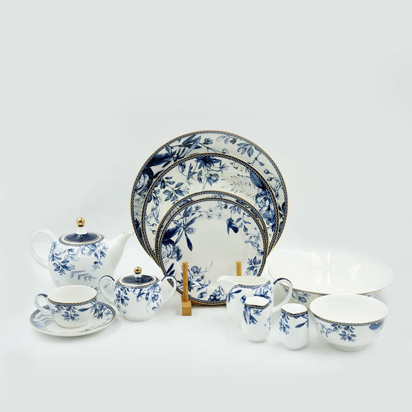 AK-017 Dinner Set – 47-Piece Elegant Porcelain Tableware Set