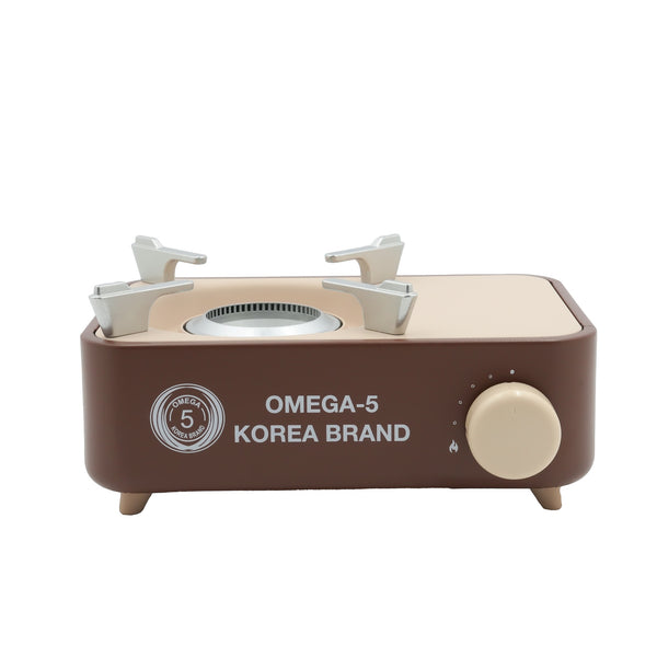 QD-MINI Omega-5 Portable Gas Stove – Compact Design with Magnetic Locking System