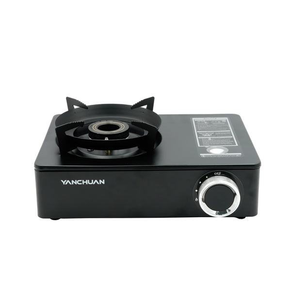 IE-56876 Portable Gas Stove – Single Burner – Compact Outdoor Cooking Design