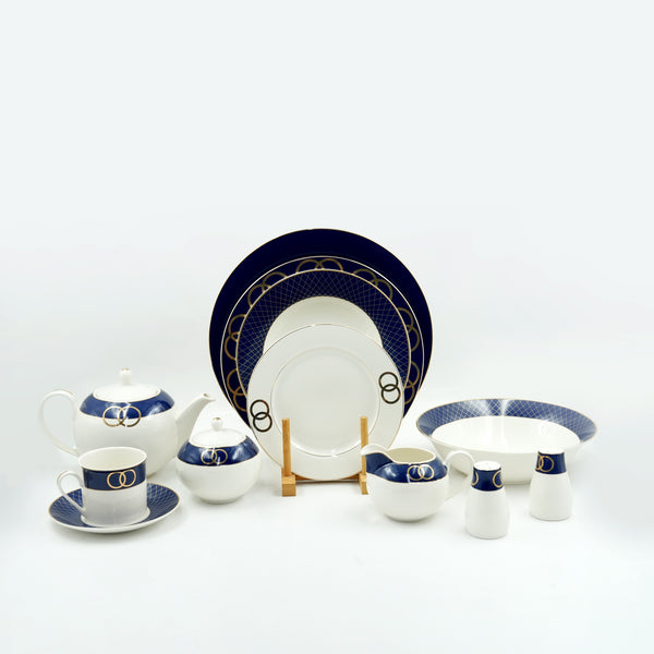 RM-211 Dinner Set – 47-Piece Fine Porcelain Tableware Collection