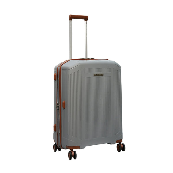 S97802-4T – Sonada Milan Trolley Bag with TSA Lock & Double Spinner Wheels – Silver – Available in 20", 24", 28" & Beauty Case