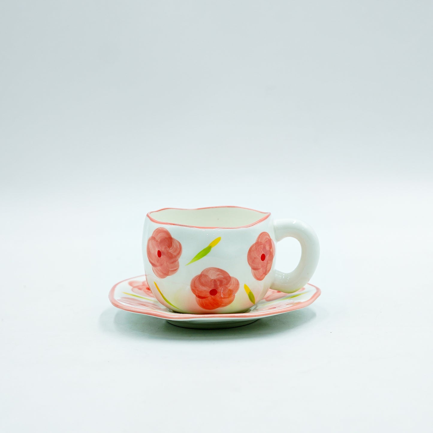 97168-01 Ceramic Cup & Saucer