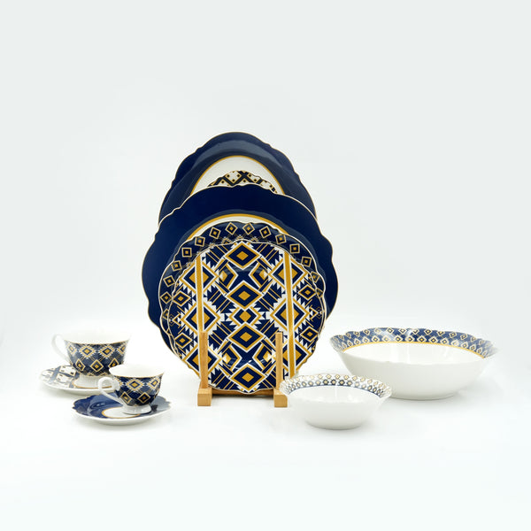 DS-21A493 Porcelain Dinner Set – 52-Piece Elegant Tableware Collection