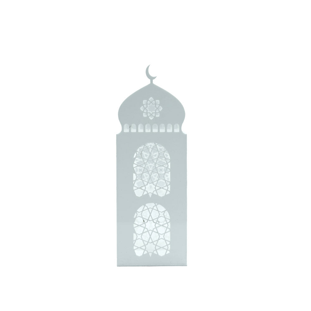 23R112 Ramadan  Acrylic Candle Minarets Ramadan Decor