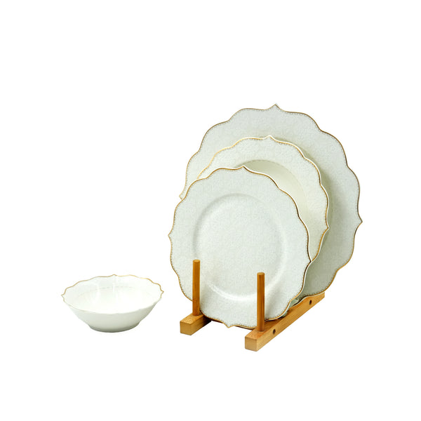 GP-62 Porcelain Dinner Set – 24-Piece Elegant Tableware Collection