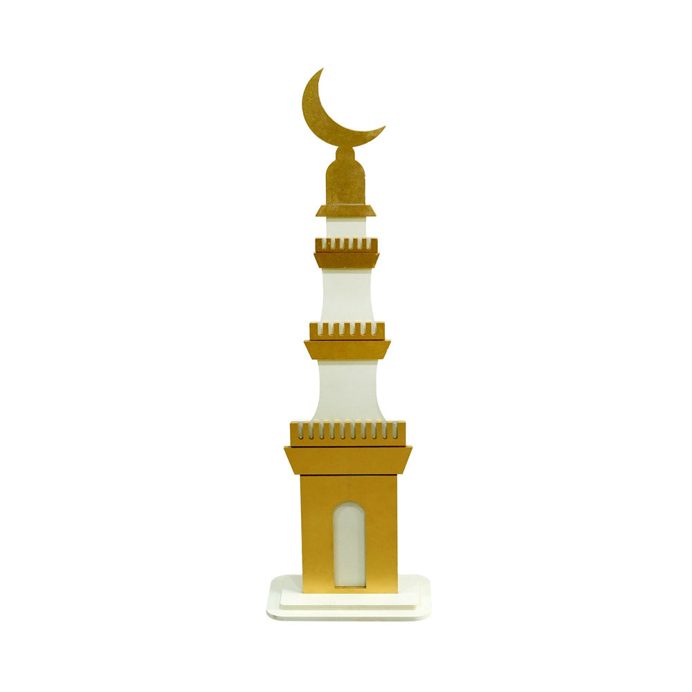 25R1050 Forex Minaret With Crescent Ramadan Decor