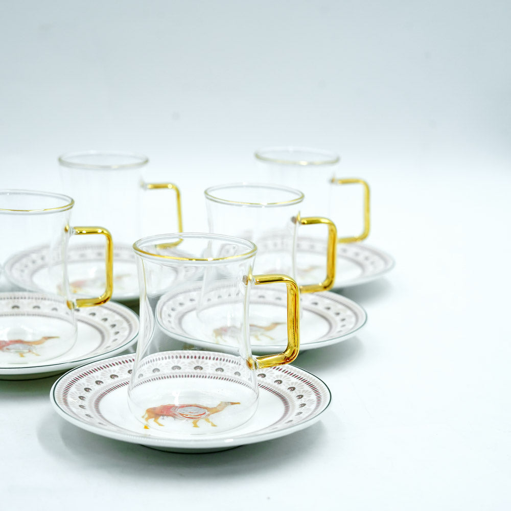 19495 Tea Cup & Saucer Set 12 pcs